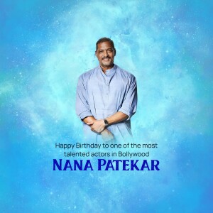 Nana Patekar Birthday Wishes Images, Poster, Banner, Status and Hd Photos 25 nana patekar birthday wishes images poster banner status